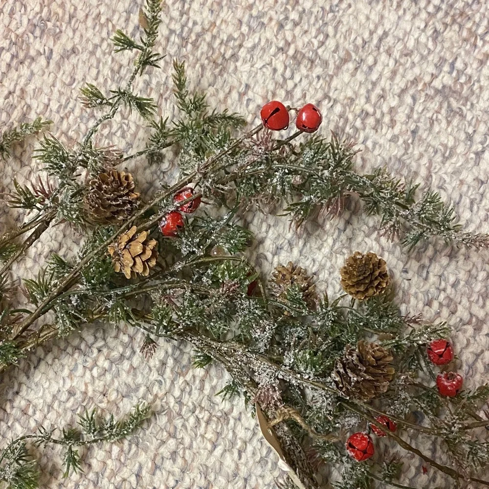 Festive Green and Red Holiday Wreath